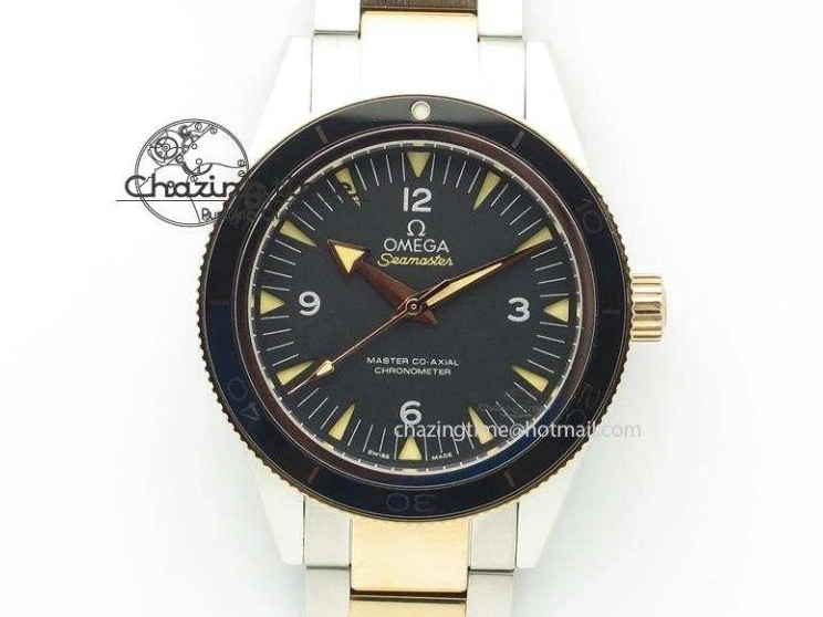 0504 Planet Ocean Master Chronometer Chrono DLC OM 1:1 Best Edition Black Dial On Nylon Strap A Chic 8103